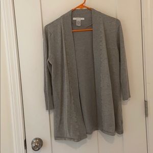 Gray cardigan